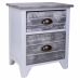 Mesa de Cabeceira Alexandra House Living Branco 28 x 45 x 38 cm