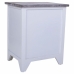 Mesa de Cabeceira Alexandra House Living Branco 28 x 45 x 38 cm