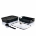 Luchtfriteuse met grill, accessoires en receptenboek InnovaGoods Fryinn 12-in-1 6000 Zwart Staal 3400 W 6 L