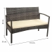 Banc Alexandra House Living Gris 55 x 85 x 110 cm