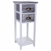 Mesa de Cabeceira Alexandra House Living Branco 30 x 73 x 30 cm