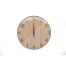 Reloj de Pared Romimex Beige Plástico Madera 30 x 30 x 2 cm