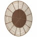 Miroir mural Alexandra House Living Marron 3 x 61 x 61 cm Cercle