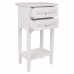 Mesa de Cabeceira Alexandra House Living Branco 26 x 69 x 37 cm