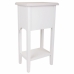 Mesa de Cabeceira Alexandra House Living Branco 26 x 69 x 37 cm