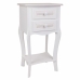 Mesa de Cabeceira Alexandra House Living Branco 31 x 71 x 38 cm