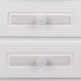 Mesa de Cabeceira Alexandra House Living Branco 31 x 71 x 38 cm