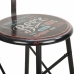 Tabouret Alexandra House Living Noir Fer 40 x 100 x 46 cm