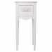 Mesita de Noche Alexandra House Living Blanco 26 x 72 x 33 cm