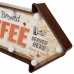 Seinaplaat Alexandra House Living Coffee Valge Raud 27 x 5 x 65 cm Valgustus