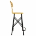 Tabouret Alexandra House Living Jaune Fer 40 x 100 x 46 cm