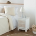 Comodino Alexandra House Living Bianco 30 x 50 x 40 cm