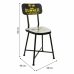 Stool Alexandra House Living Black 40 x 82 x 38 cm