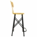 Stool Alexandra House Living Yellow Iron 40 x 100 x 46 cm