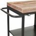 Suporte para garrafas Alexandra House Living Castanho Ferro Madeira de abeto 40 x 83 x 100 cm Com rodas