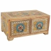 Caja-Joyero Alexandra House Living Multicolor Natural Madera de mango Madera MDF 14 x 10 x 23 cm 2 cajones