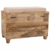 Banchetă Alexandra House Living Alb Natural Lemn de mango Lemn MDF 40 x 47 x 72 cm