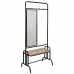 Hallbord Alexandra House Living Sort Jern Gran 45 x 181 x 77 cm