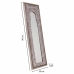 Wall mirror Alexandra House Living White 1 x 90 x 30 cm Rectangular