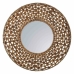 Miroir mural Alexandra House Living Marron 3 x 61 x 61 cm Cercle