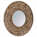 Miroir mural Alexandra House Living Marron 3 x 61 x 61 cm Cercle