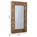 Espejo de pared Alexandra House Living Marrón 3 x 61 x 91 cm Rectangular