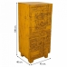 Chest of drawers Alexandra House Living Yellow Iron Mango wood 40 x 100 x 45 cm