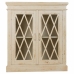 Meuble d'Entrée Alexandra House Living Blanc verre Fer Bois de manguier 40 x 100 x 90 cm