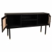 Sideboard Alexandra House Living Black Pine MDF Wood 38 x 81 x 152 cm