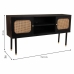 Sideboard Alexandra House Living Black Pine MDF Wood 38 x 81 x 152 cm