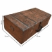 Decorative suitcase Alexandra House Living Brown Iron Traditional style 31 x 19 x 55 cm