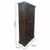 Kast Alexandra House Living Bruin Gerecycleerd Hout 41 x 210 x 125 cm