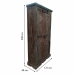 Armoire Alexandra House Living Marron Bois Recyclé 45 x 220 x 121 cm