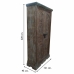 Kast Alexandra House Living Bruin Gerecycleerd Hout 45 x 220 x 121 cm