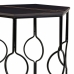 Jeu de 2 tables Alexandra House Living Noir Fer Bois MDF 39 x 57 x 39 cm