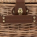 Picnic Basket Alexandra House Living Grey Natural wicker