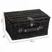 Picnic Basket Alexandra House Living Black wicker