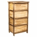 Ladenkast Alexandra House Living Bruin Hout Paulownia hout 29 x 73 x 40 cm