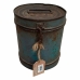 Decoratieve jerrycan Alexandra House Living Blauw Ijzer Traditionele stijl 24 x 24 x 24 cm