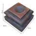 Candle Holder Alexandra House Living Brown Recycled Wood 26 x 23 x 26 cm