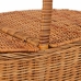 Picknickmand Alexandra House Living vlechtwerk 35 x 38 x 45 cm Natuurlijk