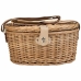 Cesta de Picnic Alexandra House Living Gris Natural Mimbre