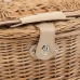 Cesta de Picnic Alexandra House Living Gris Natural Mimbre