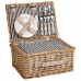 Picnic Basket Alexandra House Living Grey Natural wicker