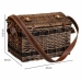 Cesta de Picnic Alexandra House Living Chocolate Mimbre