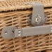 Picnic Basket Alexandra House Living Grey Natural wicker