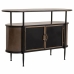 Credenza Alexandra House Living Marrone Metallo Vetro 42 x 80 x 121 cm