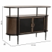 Credenza Alexandra House Living Marrone Metallo Vetro 42 x 80 x 121 cm