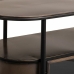 Dientafel Alexandra House Living Bruin Metaal Glas 42 x 80 x 121 cm