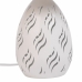 Lampada da tavolo Alexandra House Living Bianco Metallo Stoffa 220-240 V 18 x 31 x 18 cm